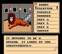 une photo d'Ã©cran de Shadowgate sur Nintendo Nes